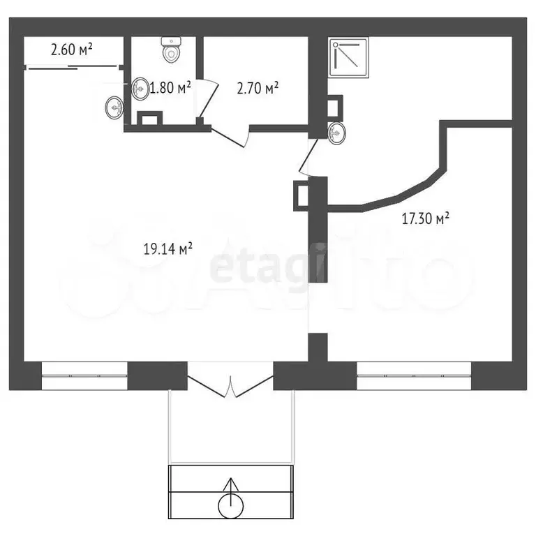 Продам офисное помещение, 41.9 м - Фото 0