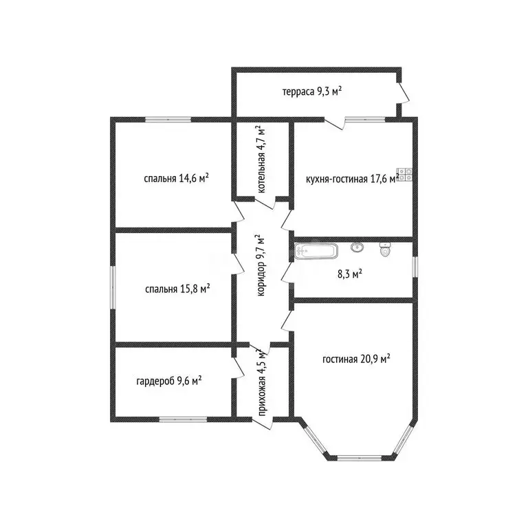 Дом в Краснодар, улица имени Героя Владимира Бараненко, 27 (110.4 м) - Фото 1