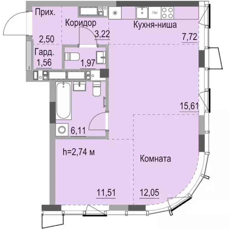 Студия Удмуртия, Ижевск ул. Лихвинцева, 17 (64.9 м) - Фото 0