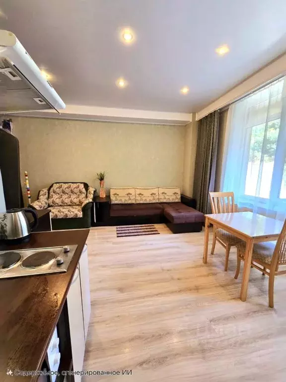 Студия Краснодарский край, Сочи ул. Яна Фабрициуса, 2/28А (30.0 м) - Фото 2