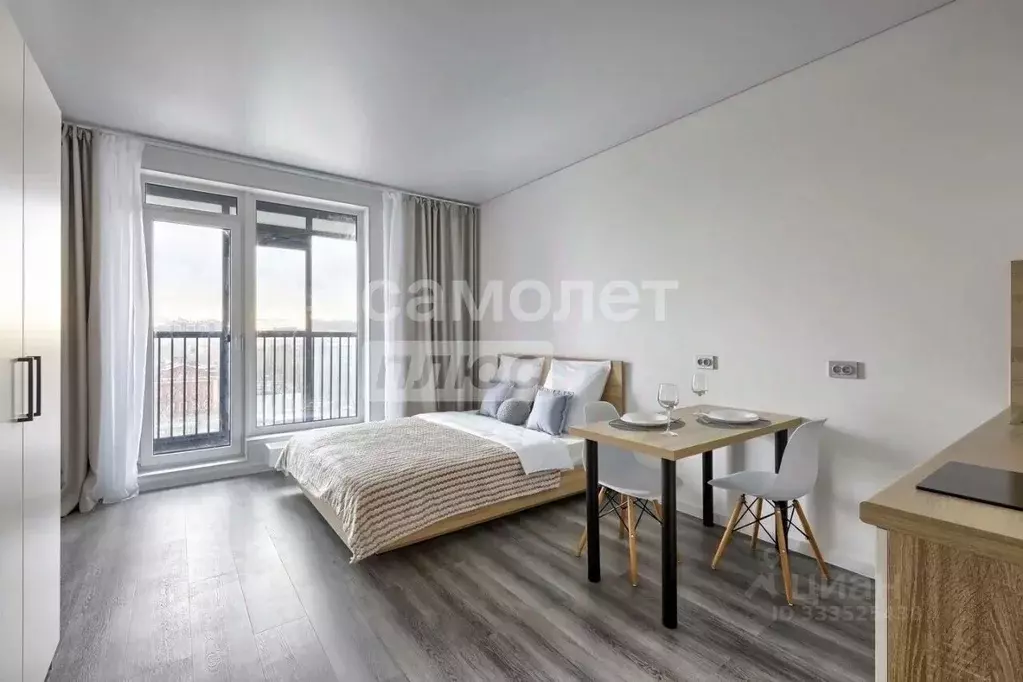 Студия Санкт-Петербург Уральская ул., 25 (25.2 м) - Фото 1