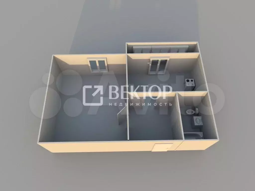 1-к. квартира, 35 м, 3/4 эт. - Фото 0