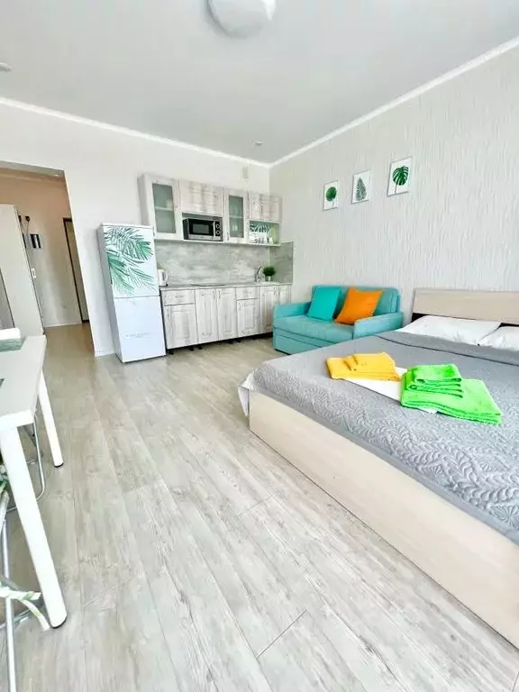 Студия Краснодарский край, Анапа ул. Толстого, 130к1 (30.0 м) - Фото 0