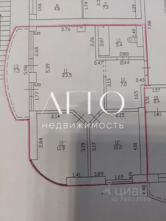 3-к кв. Краснодарский край, Сочи Светлана мкр, ул. Дмитриевой, 3 (69.0 ... - Фото 2