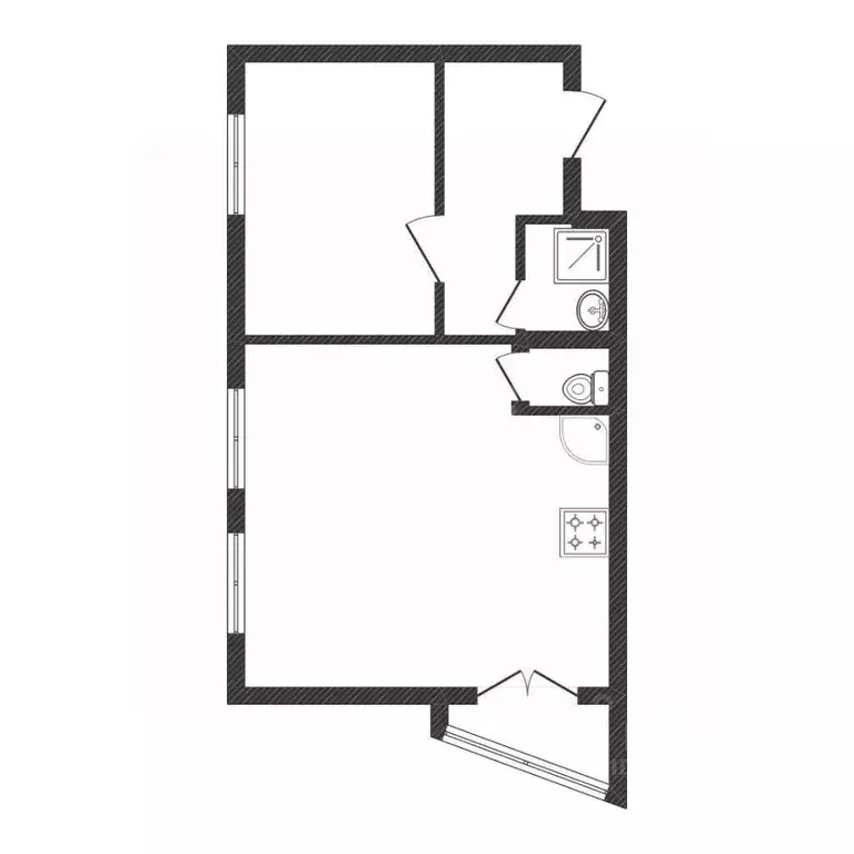 2-к кв. Алтайский край, Барнаул ул. Энтузиастов, 55 (60.7 м) - Фото 2