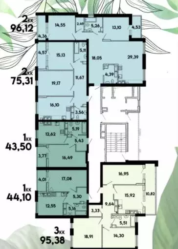 2-к кв. Калининградская область, Калининград ул. Генерала Челнокова, ... - Фото 2