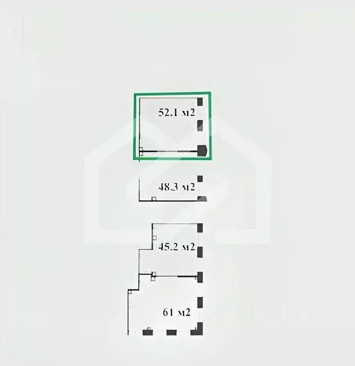 Торговая площадь в Москва Дербеневская ул., 20А (52 м) - Фото 1