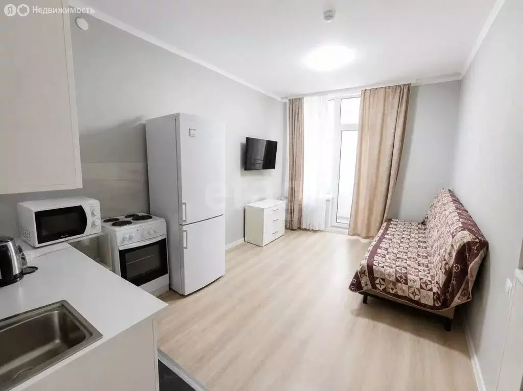 Квартира-студия: посёлок Шушары, улица Нины Петровой, 8к1 (22.1 м) - Фото 1