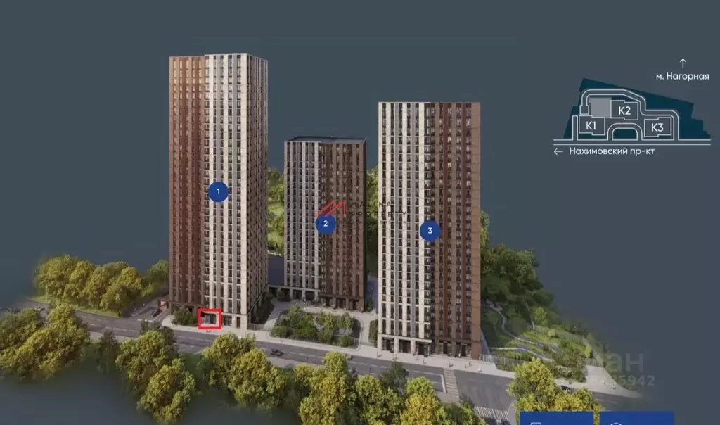 Торговая площадь в Москва Твелв жилой комплекс, 1 (70 м) - Фото 2