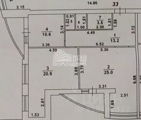 2-к кв. Воронежская область, Воронеж ул. Большая Стрелецкая, 20Д (76.1 ... - Фото 1