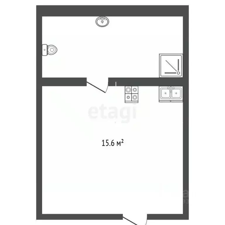 Студия Тюменская область, Тюмень Олимпийская ул., 22 (15.6 м) - Фото 1