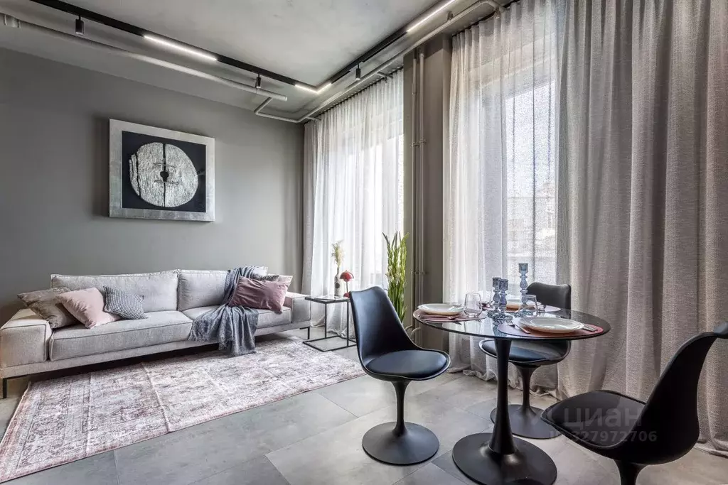 Студия Москва 3-й Автозаводский проезд, 3 (39.0 м) - Фото 1