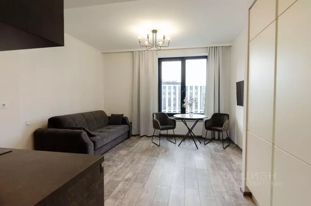 Студия Москва Береговой проезд, 5Ак6 (30.0 м) - Фото 1