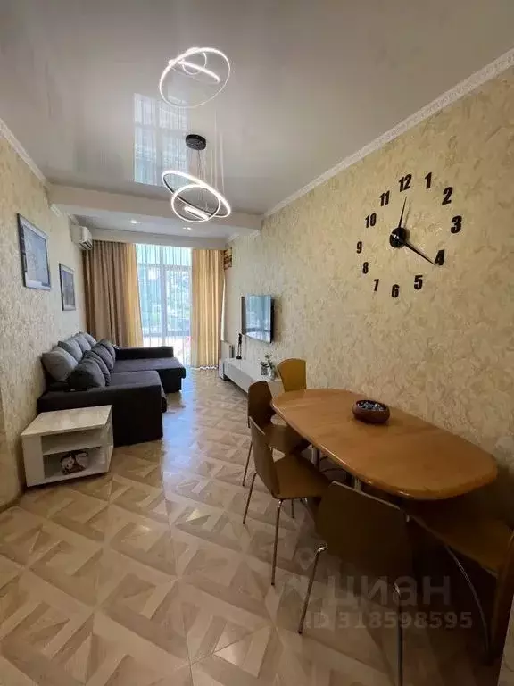 1-к кв. Краснодарский край, Сочи Новый Сочи мкр, ул. Калужская, 40 ... - Фото 0