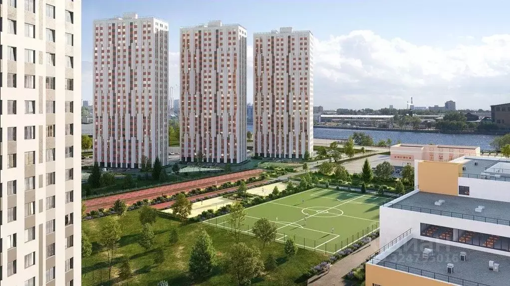 Помещение свободного назначения в Санкт-Петербург Октябрьская наб., ... - Фото 1