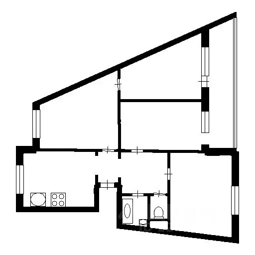4-к кв. Самарская область, Сызрань просп. Гагарина, 8 (69.1 м) - Фото 2
