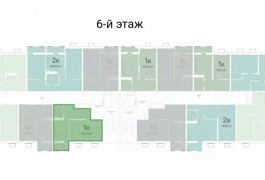 1-к кв. Воронежская область, с. Новая Усмань ул. Ленина, 312А (48.7 м) - Фото 2