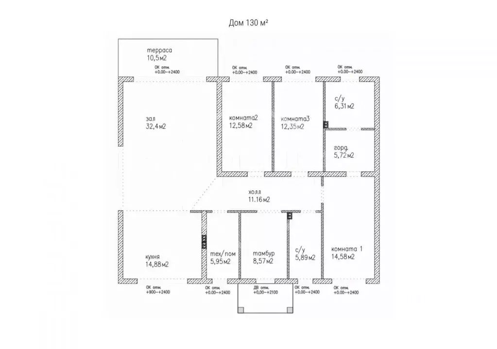 Дом в Калининградская область, Гурьевский муниципальный округ, пос. ... - Фото 2