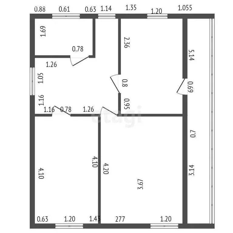 Дом в посёлок Парголово, СНТ Климовец, Берёзовая улица (200 м) - Фото 1