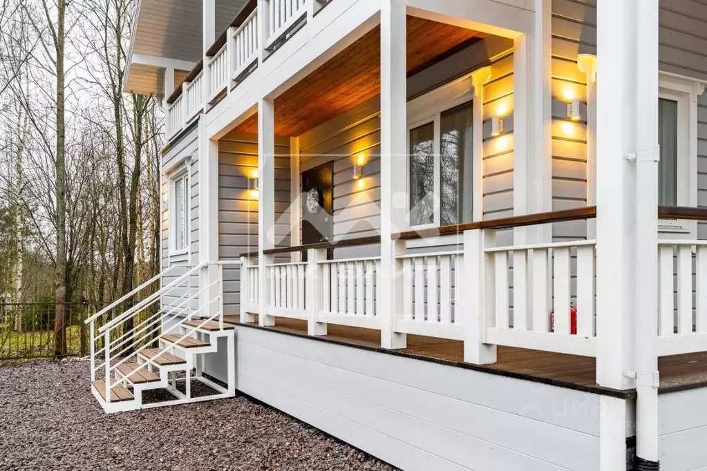 Коттедж в Ленинградская область, Выборгский район, Первомайское с/пос, ... - Фото 1