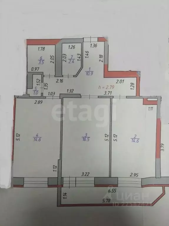2-к кв. Удмуртия, Ижевск ул. Архитектора П.П. Берша, 32 (63.5 м) - Фото 1