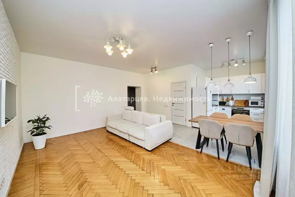 3-к кв. Томская область, Томск ул. Кузнецова, 1 (92.5 м) - Фото 1