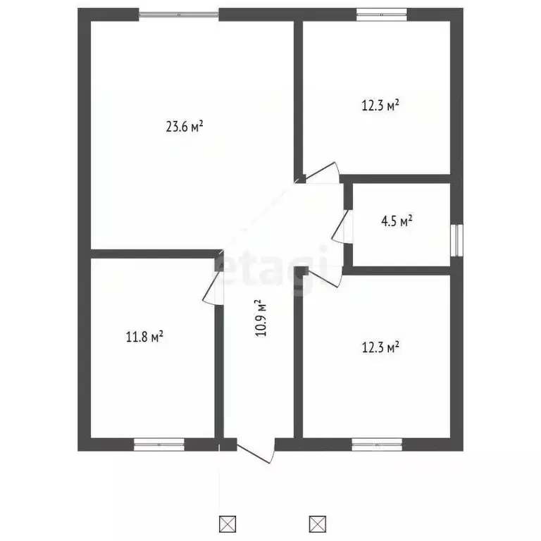 Дом в Воронежская область, Новоусманский район, с. Бабяково Молодежная ... - Фото 2