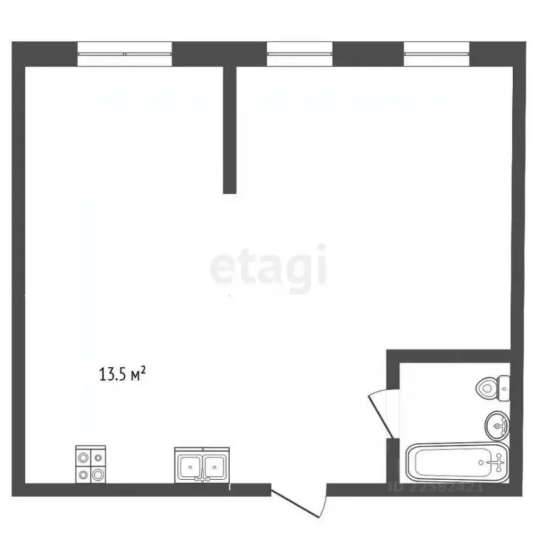 1-к кв. Удмуртия, Ижевск ул. Михаила Петрова, 51 (44.0 м) - Фото 1