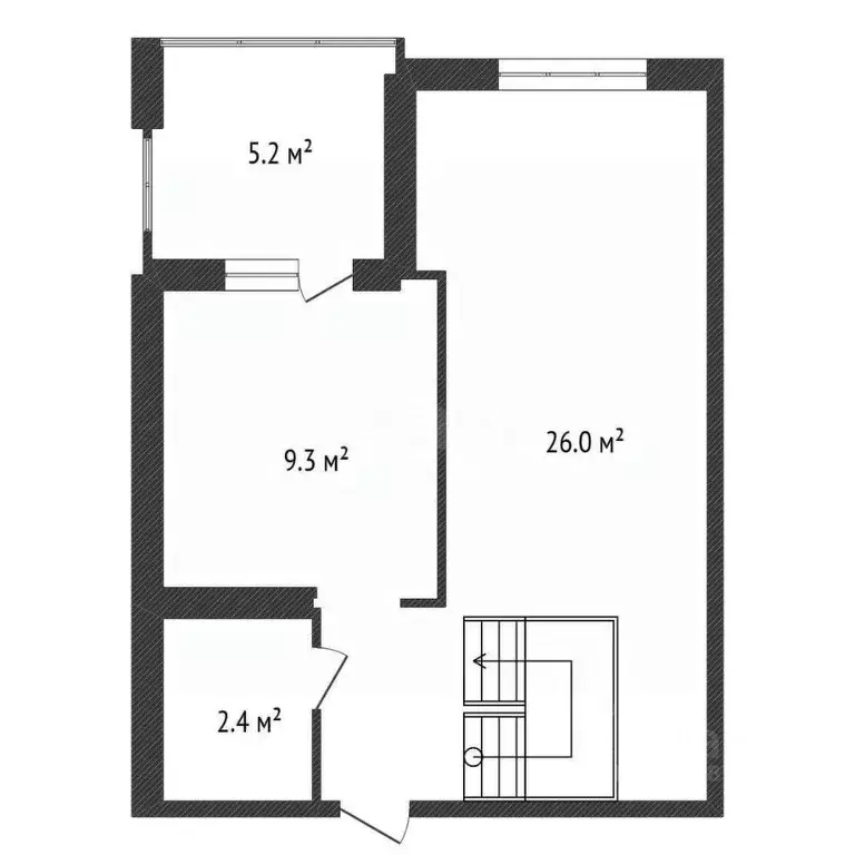 3-к кв. Калужская область, Белоусово г. Жуковский муниципальный округ, ... - Фото 2