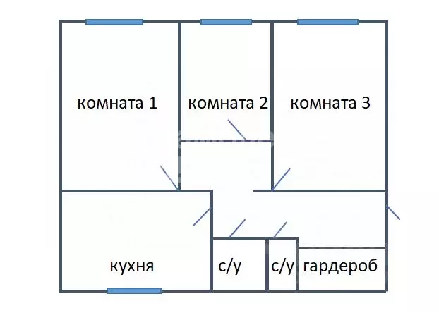 3-к кв. Курганская область, с. Кетово ул. Советская (78.4 м) - Фото 1