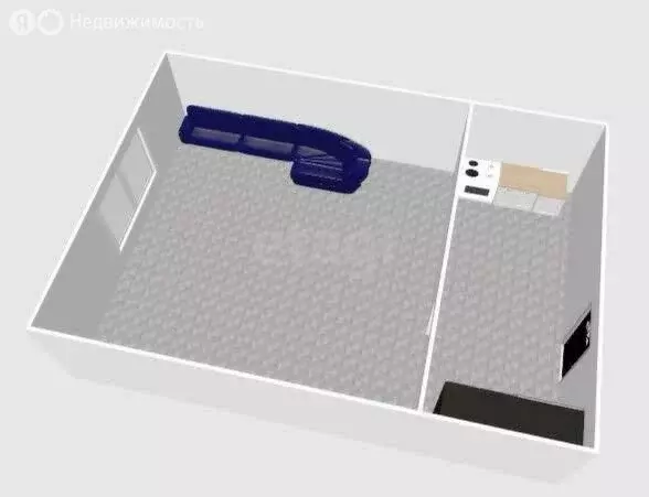 1к в -комнатной квартире (15 м) - Фото 1