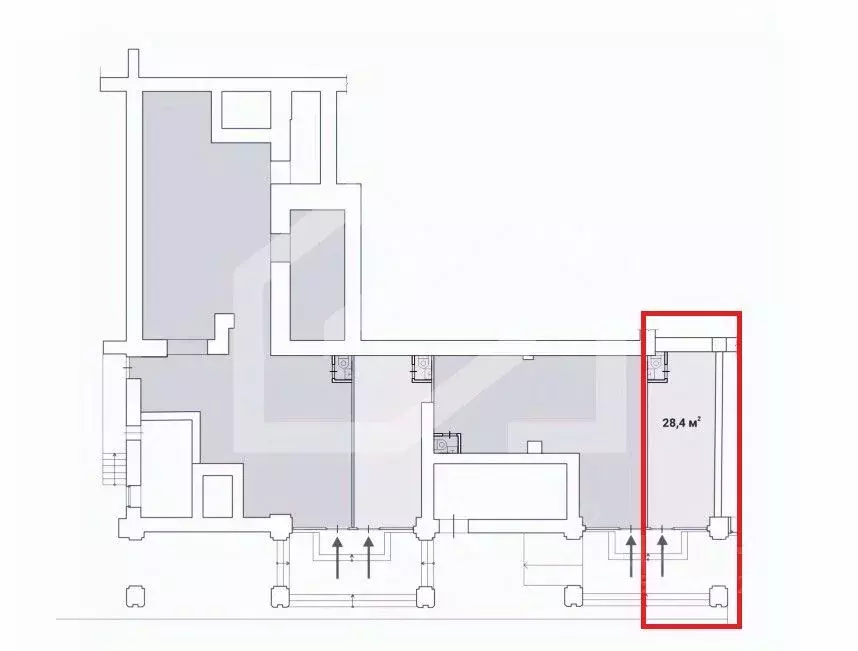 Помещение свободного назначения в Москва Долгоруковская ул., 40 (28 м) - Фото 2