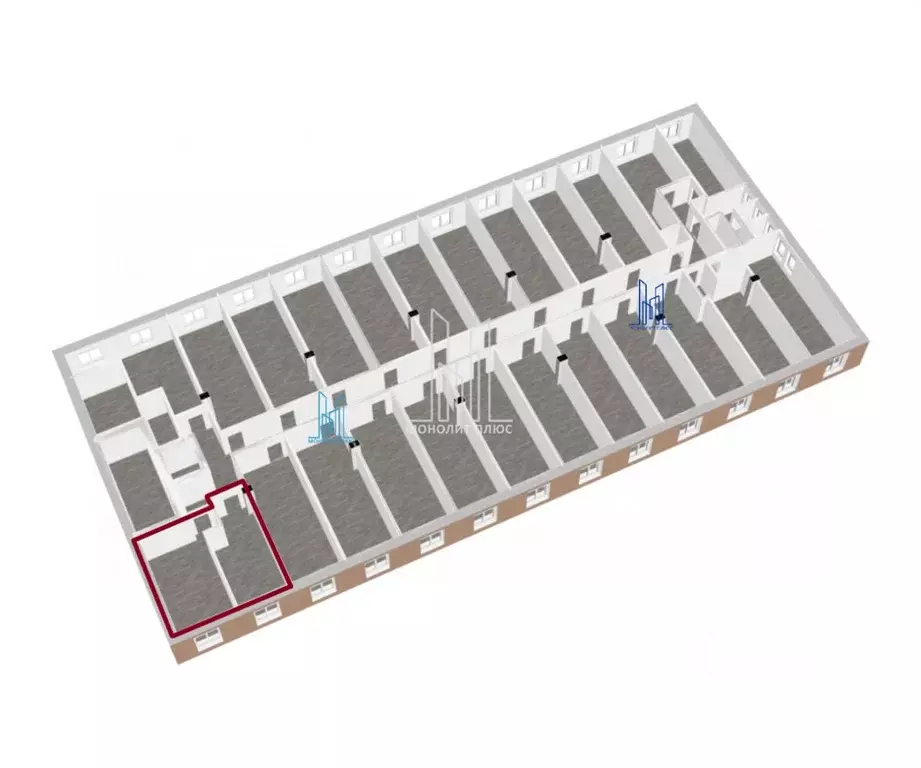 Офис в Санкт-Петербург Дачный просп., 17К2 (32 м) - Фото 2