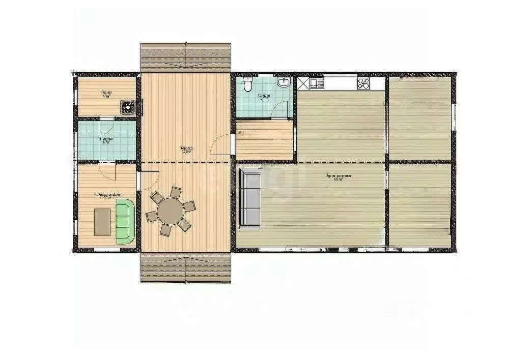 Дом в Пермский край, Пермский муниципальный округ, д. Мостовая ... - Фото 2