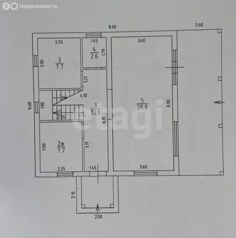 Дом в Калининградская область, Гурьевский муниципальный округ, посёлок ... - Фото 1