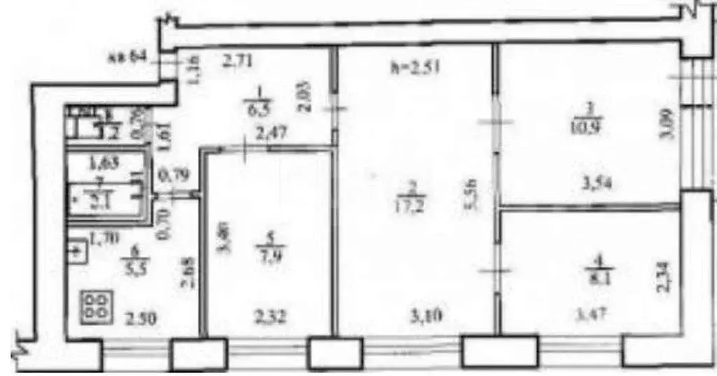 4-комнатная квартира: Тула, улица Седова, 33Г (58.2 м) - Фото 0