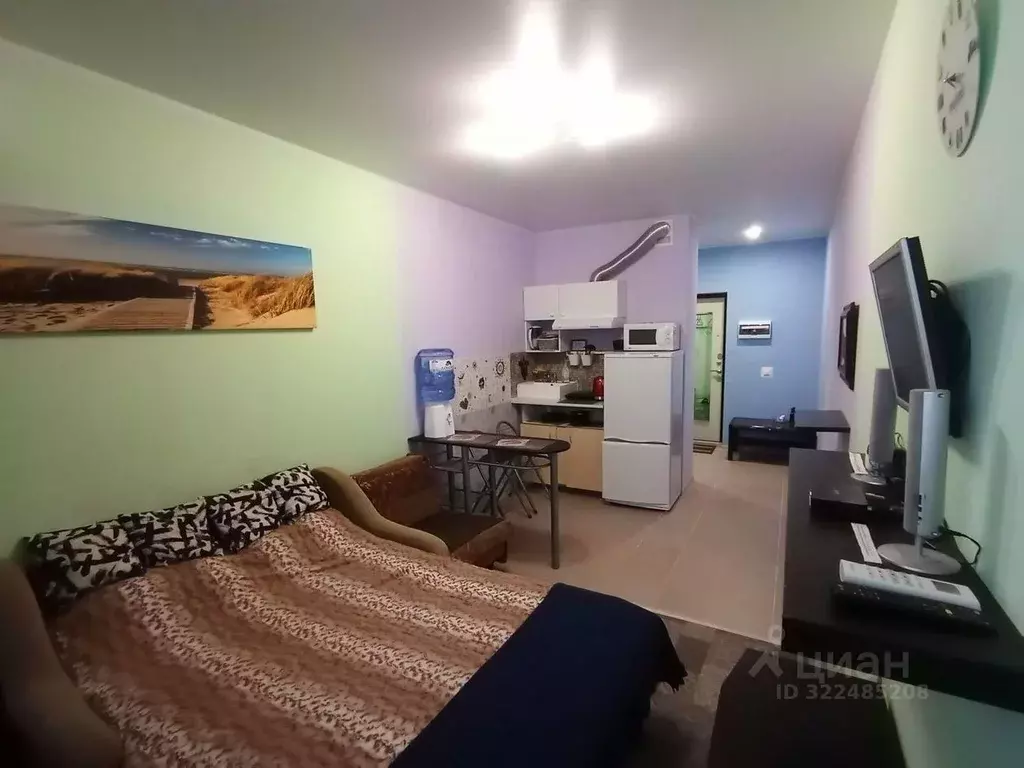 Студия Краснодарский край, Краснодар ул. Душистая, 60к2 (23.1 м) - Фото 1