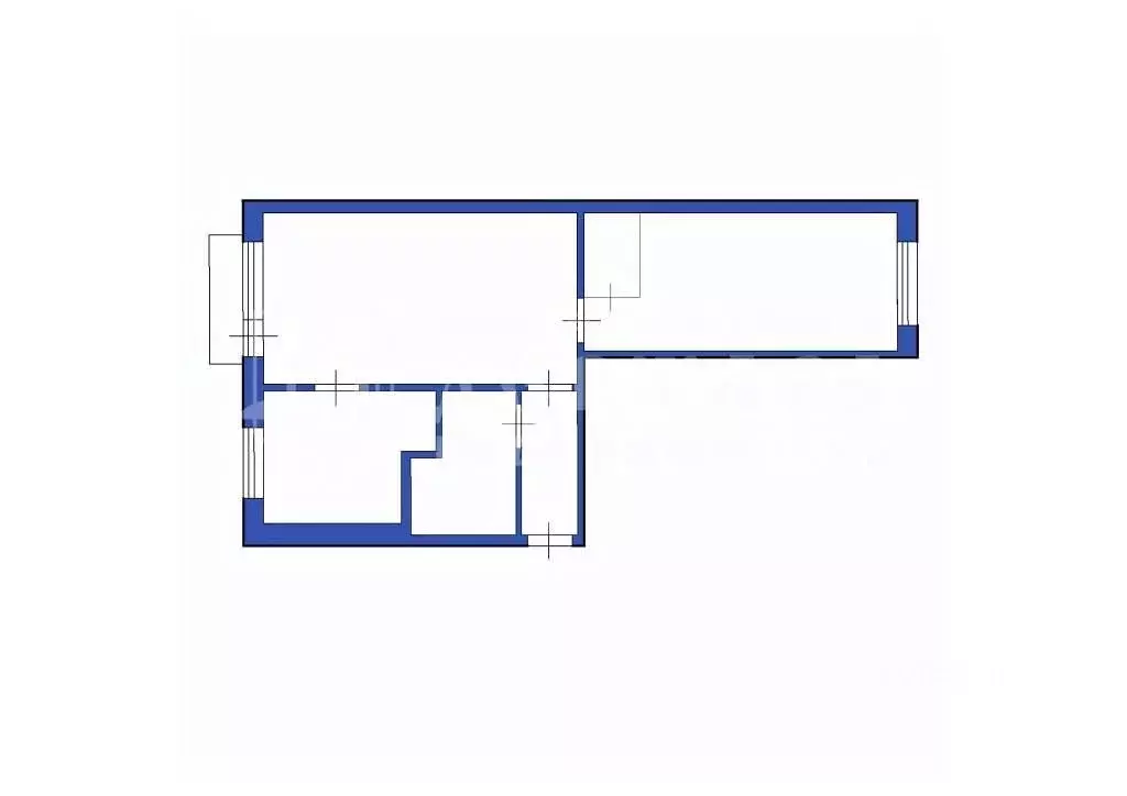 2-к кв. Кемеровская область, Кемерово ул. Ворошилова, 6А (43.7 м) - Фото 1