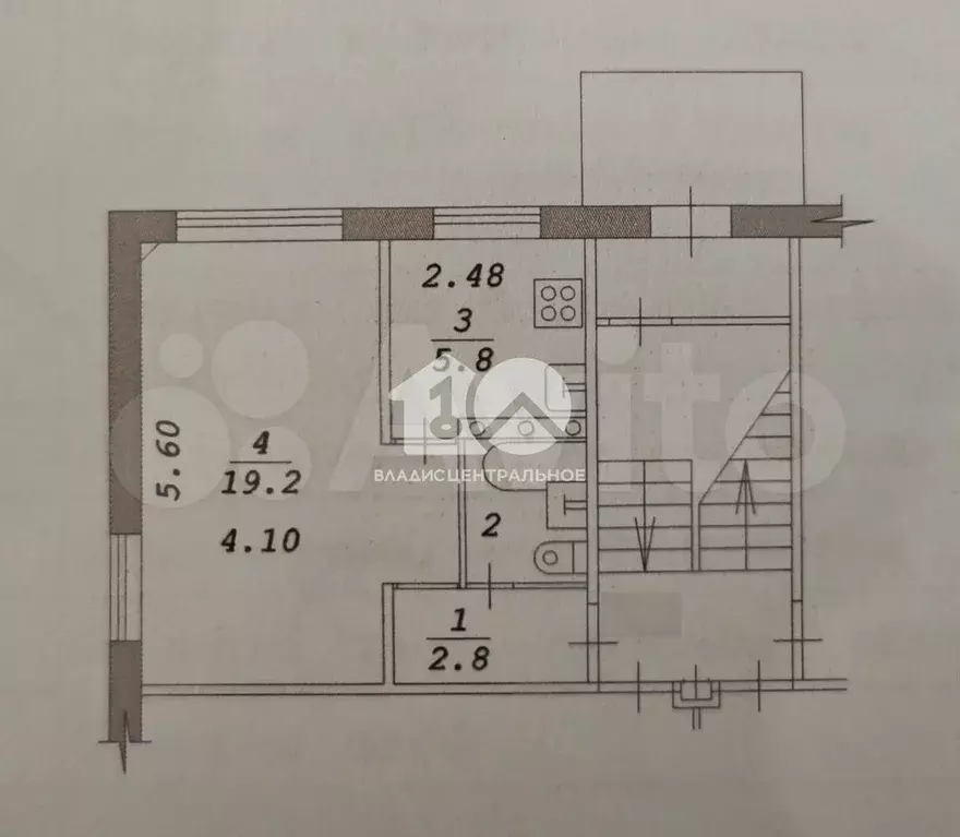 1-к. квартира, 31 м, 1/5 эт. - Фото 0