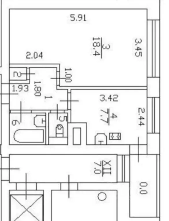 1-к кв. Санкт-Петербург просп. Кима, 9 (33.4 м) - Фото 2