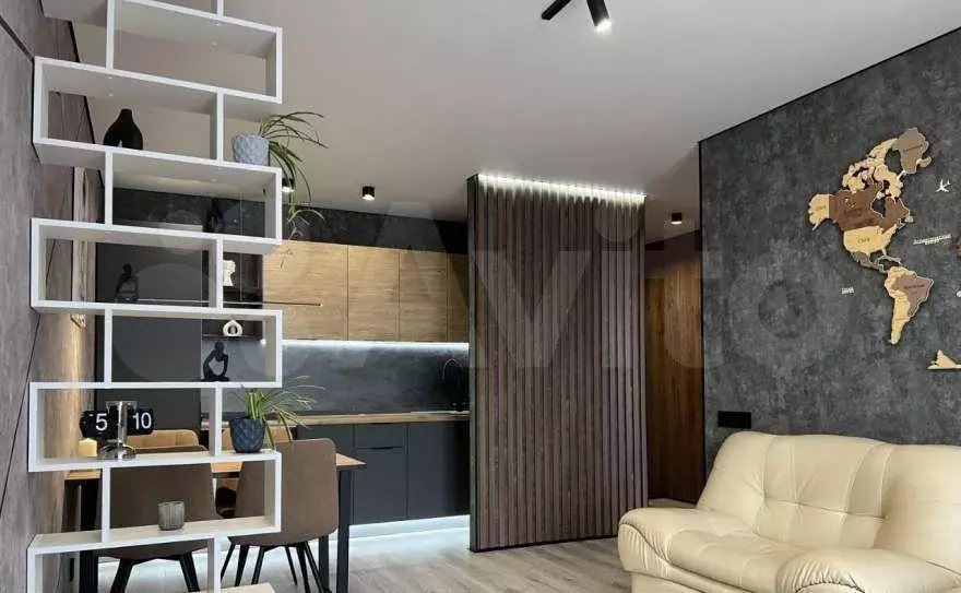 1-к. квартира, 43 м, 6/8 эт. - Фото 1