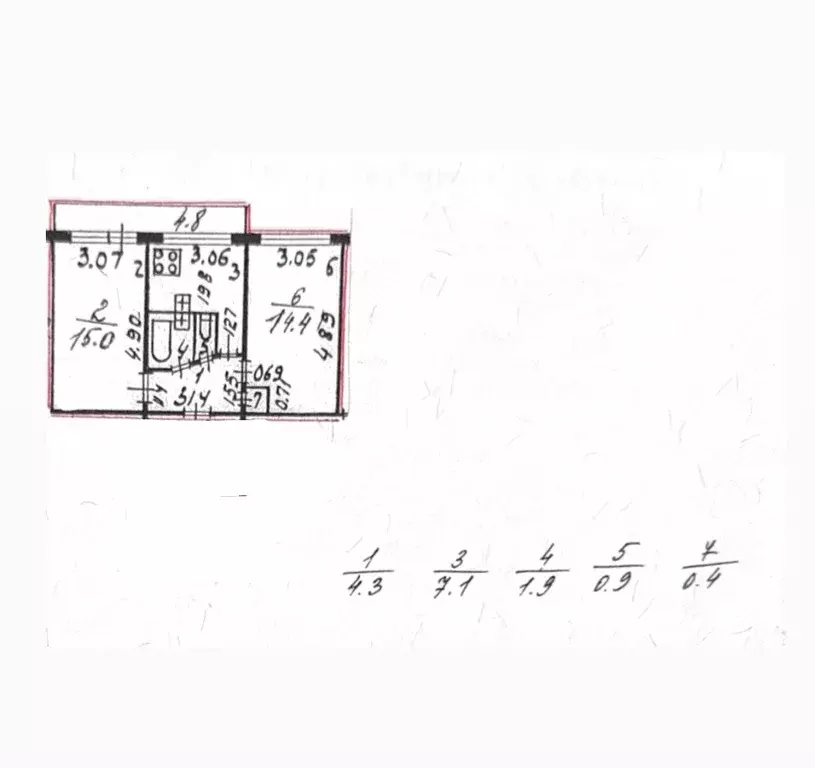Продаётся 2-к квартира, 44 м - Фото 1