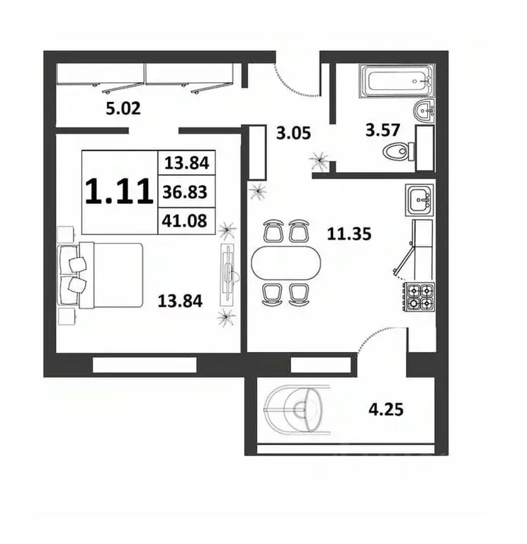 1-к кв. Новгородская область, Великий Новгород ул. Якова Павлова, 15 ... - Фото 1