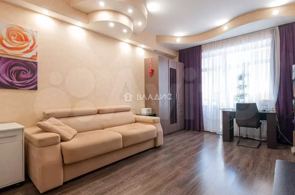 1-к. квартира, 43,6 м, 2/5 эт. - Фото 0