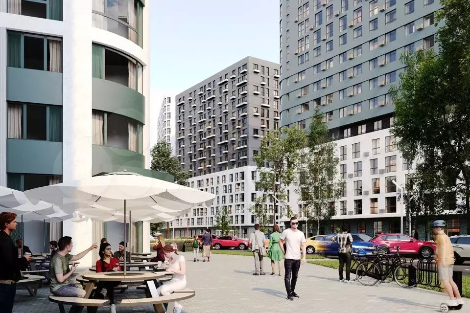 1-к. квартира, 35,9 м, 6/11 эт. - Фото 0