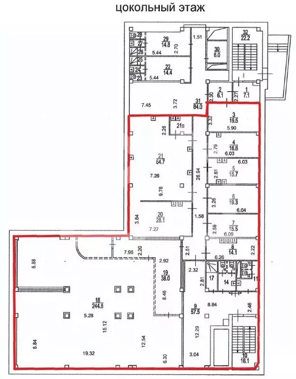 Помещение свободного назначения в Москва Электрозаводская ул., 27С9 ... - Фото 2