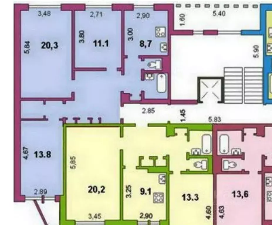 3-к кв. Мурманская область, Мурманск ул. Алексея Хлобыстова, 28к2 ... - Фото 1