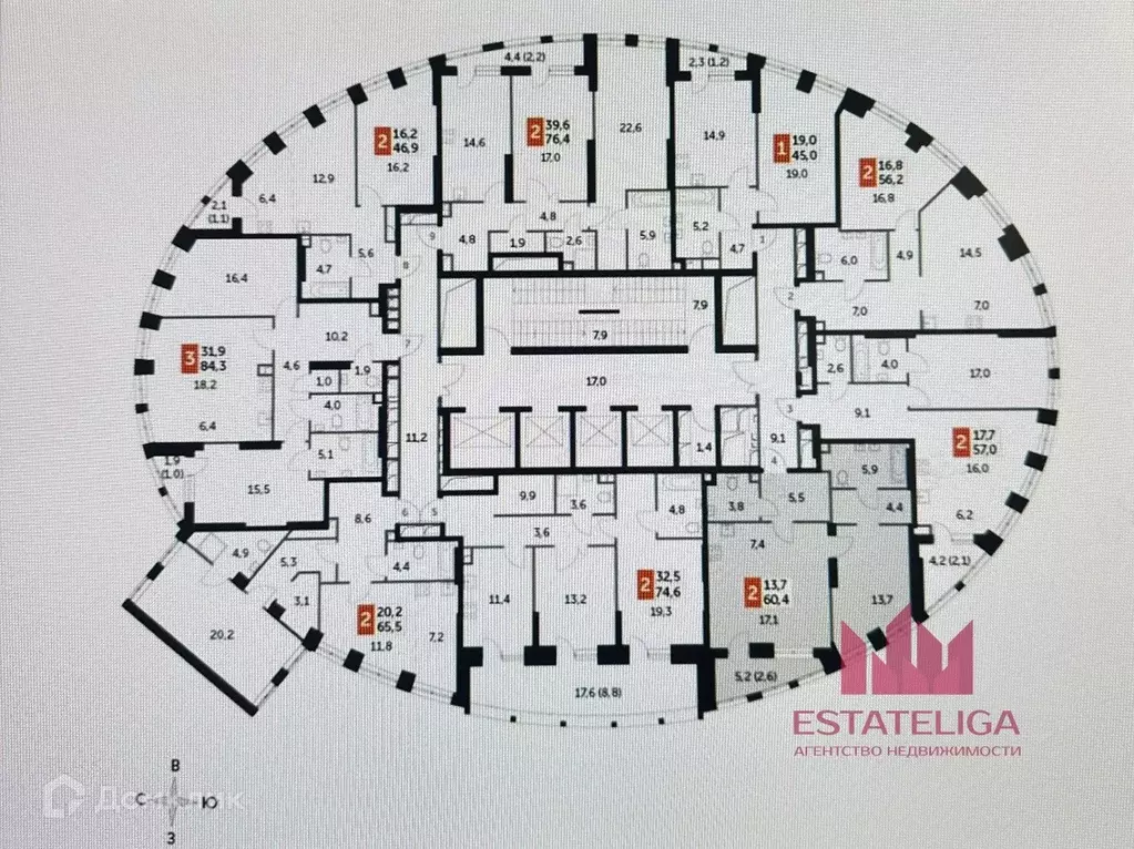 Продаётся 2-к квартира, 60.4 м - Фото 0