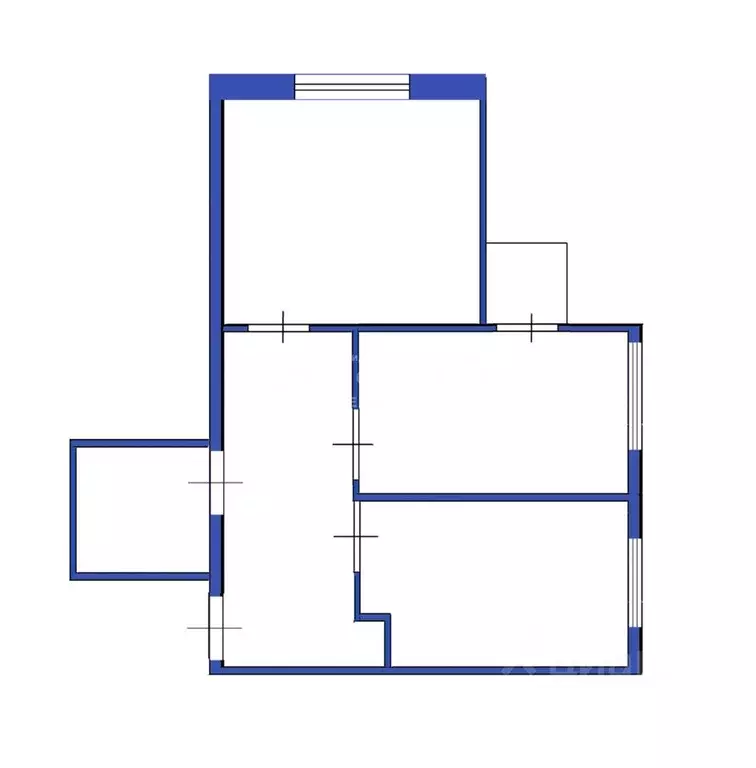 3-к кв. Кемеровская область, Кемерово просп. Шахтеров, 74А (72.4 м) - Фото 2