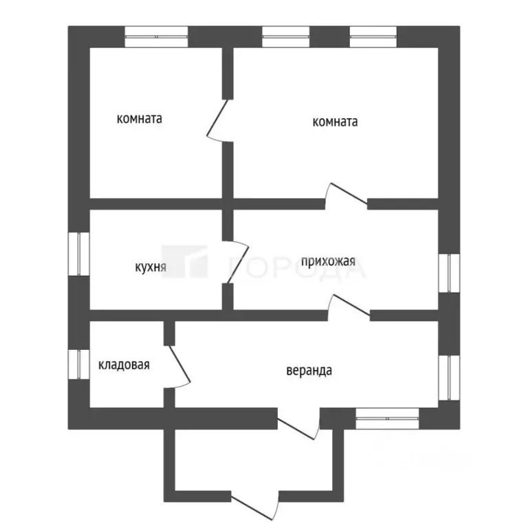 Дом в Алтайский край, Барнаул ул. Кутузова, 89 (40 м) - Фото 1